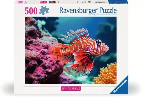 Puzzle Poisson Lion (Ravensburger) 500 pièces
