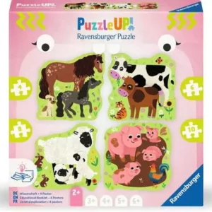Puzzle Up ! x 4 - Les animaux de la ferme