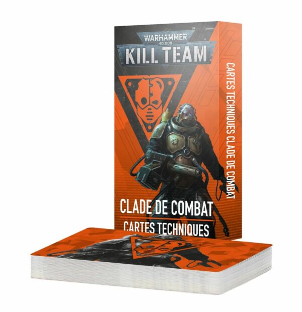 Warhammer40K Kill Team Cartes Techniques Clade de Combat
