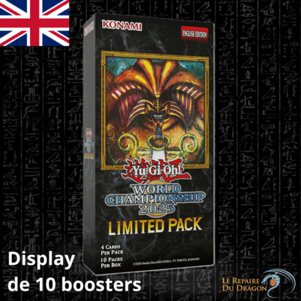 Yu-Gi-Oh ! World Championship 2025 - Limited Pack Display 10 boosters Anglais