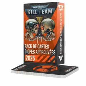 Warhammer40K Kill Team Pack de Cartes d'Opés Approuvées 2025