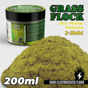 GSW Terrain Series Grass Flock 2-3 mm - Dry Yellow Pasture
