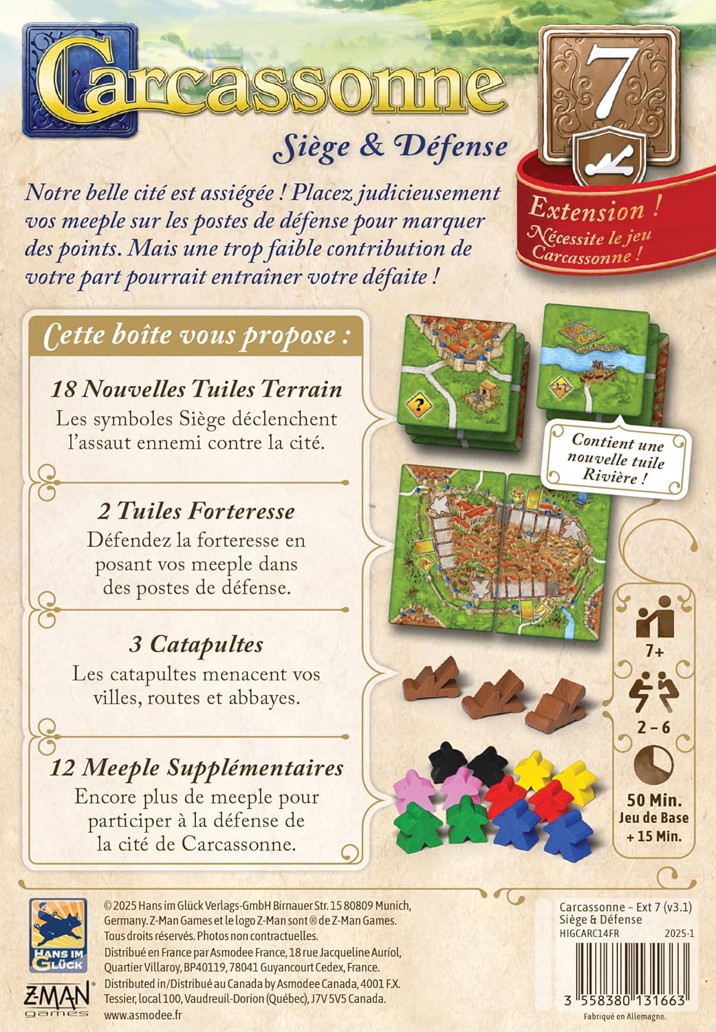 Carcassonne extension Siège et Défence – Image 2