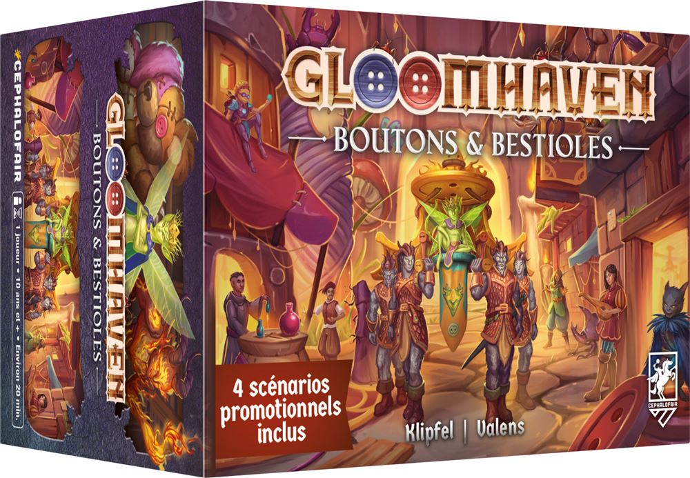 GloomHaven - Boutons et Bestioles