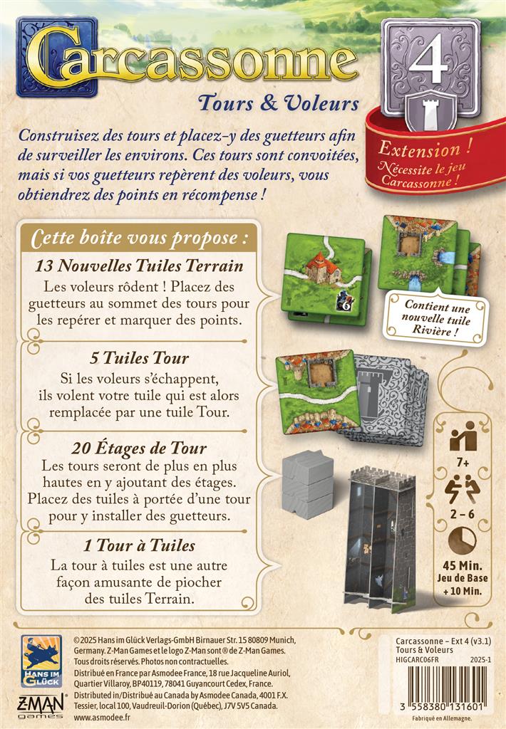 Carcassonne extension 4 - Tours et Voleurs – Image 2