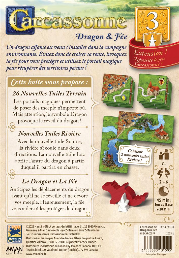 Carcassonne extension 3 - Dragon et Fée – Image 2
