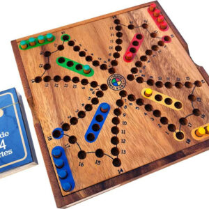 Jeu de Toc - 4 joueurs - de voyage en bois (Atelier Mikado)