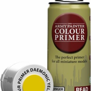 Army Painter Bombe Color Primer - Daemonic Yellow