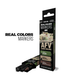 AK Real Colors Markers - Late German AFV Camo Colors