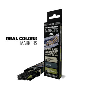 AK Real Colors Markers - WWII Axis Aircraft Cockpit Colors