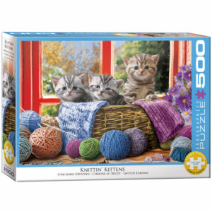 Puzzle Chatons au Tricot 500 pièces