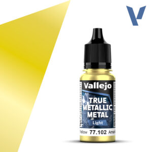 77.102 Vallejo True Metallic Metal Light Radiant Yellow