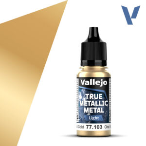 77.103 Vallejo True Metallic Metal Light Imperial Gold