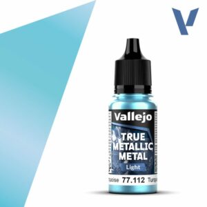 77.112 Vallejo True MEtallic Metal Light Hydra Turquoise