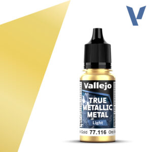 77.116 Vallejo True Metallic Metal Light Greenish Gold