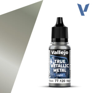 77.120 Vallejo True Metallic Metal Light Obsidian Black