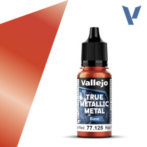 77.125 Vallejo True Metallic Metal Base Forged Red