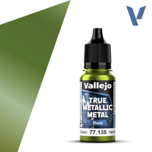 77.135 Vallejo True Metallic Metal Base Amber Green