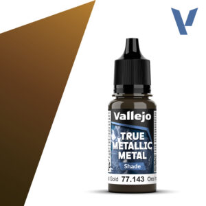 77.143 Vallejo True Metallic Metal Shade Imperial Gold