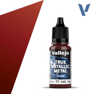 77.145 True Metallic Metal Forged Red