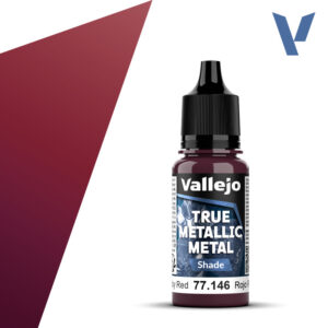 77.146 Vallejo Metallic Metal Shade Ruby Red