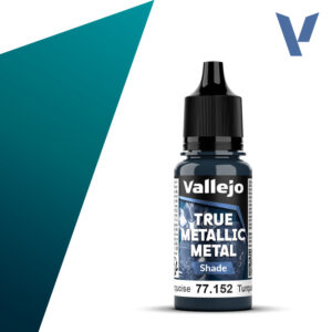 77.152 Vallejo True Metallic Metal Shade Hydra Turquoise