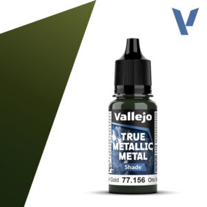 77.156 Vallejo True Metallic Metal Shade Greenish Gold