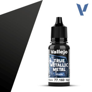 77.160 Vallejo True Metallic Metal Shade Obsidian Black