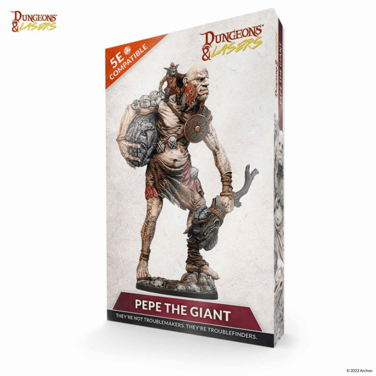 Dungeons et Lasers Pepe the Giant