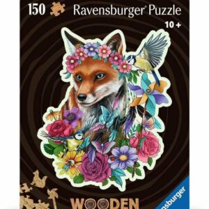 Puzzle en Bois - Colorfull Fox 150 pièces