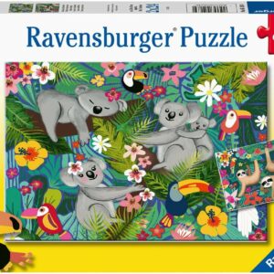 Puzzle Koalas et Paresseux - 2 x 24 pièces