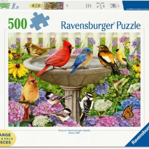 Puzzle Oiseaux à L'Abreuvoir 500 (Large) pièces