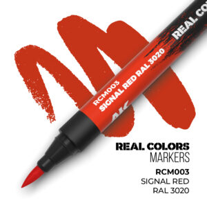 AK RCM003 - Real Colors Markers Signal red Ral 3020