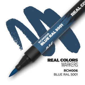 AK RCM006 - Real Colors Markers Blue Ral 5001