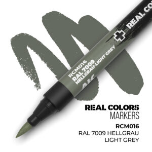 AK RCM016 - Real Colors Markers Ral 7009 Hellgrau-Light Grey