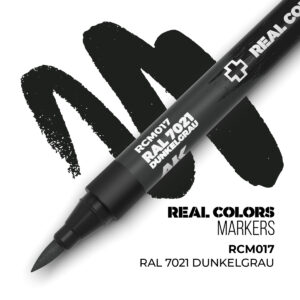AK RCM017 - Real Colors Markers Ral 7021 Dunkelgrau