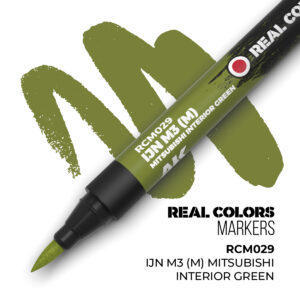 AK RCM029 - Real Colors Markers IJN M3 (M) Mitsubishi Interior Green