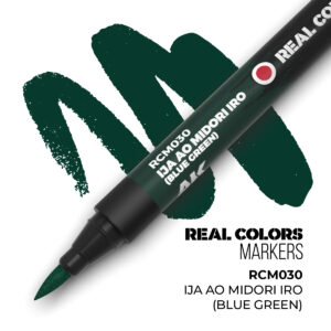 AK RCM030 - Real Colors Markers IJA AO Midori Iro (Blue Green)