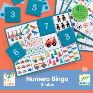 Numéro Bingo - 4 lotos