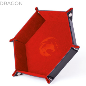 Piste de Dés Style Cuir Rouge