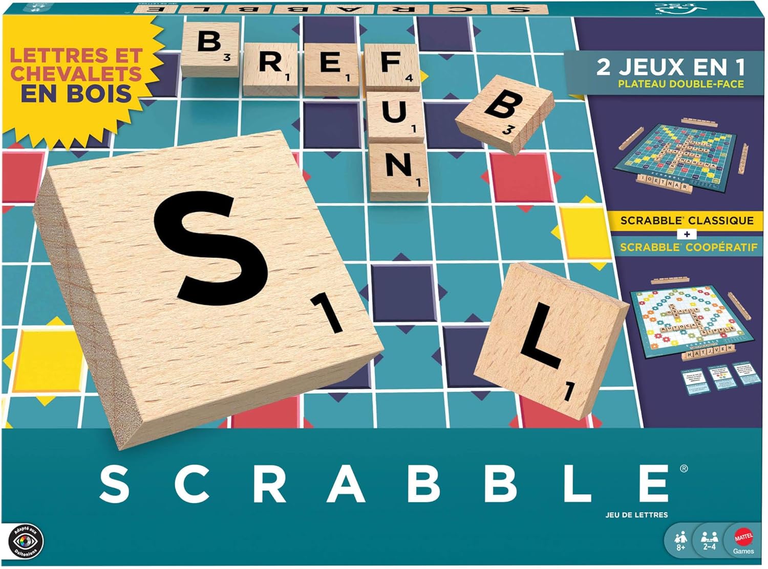 Scrabble en Bois