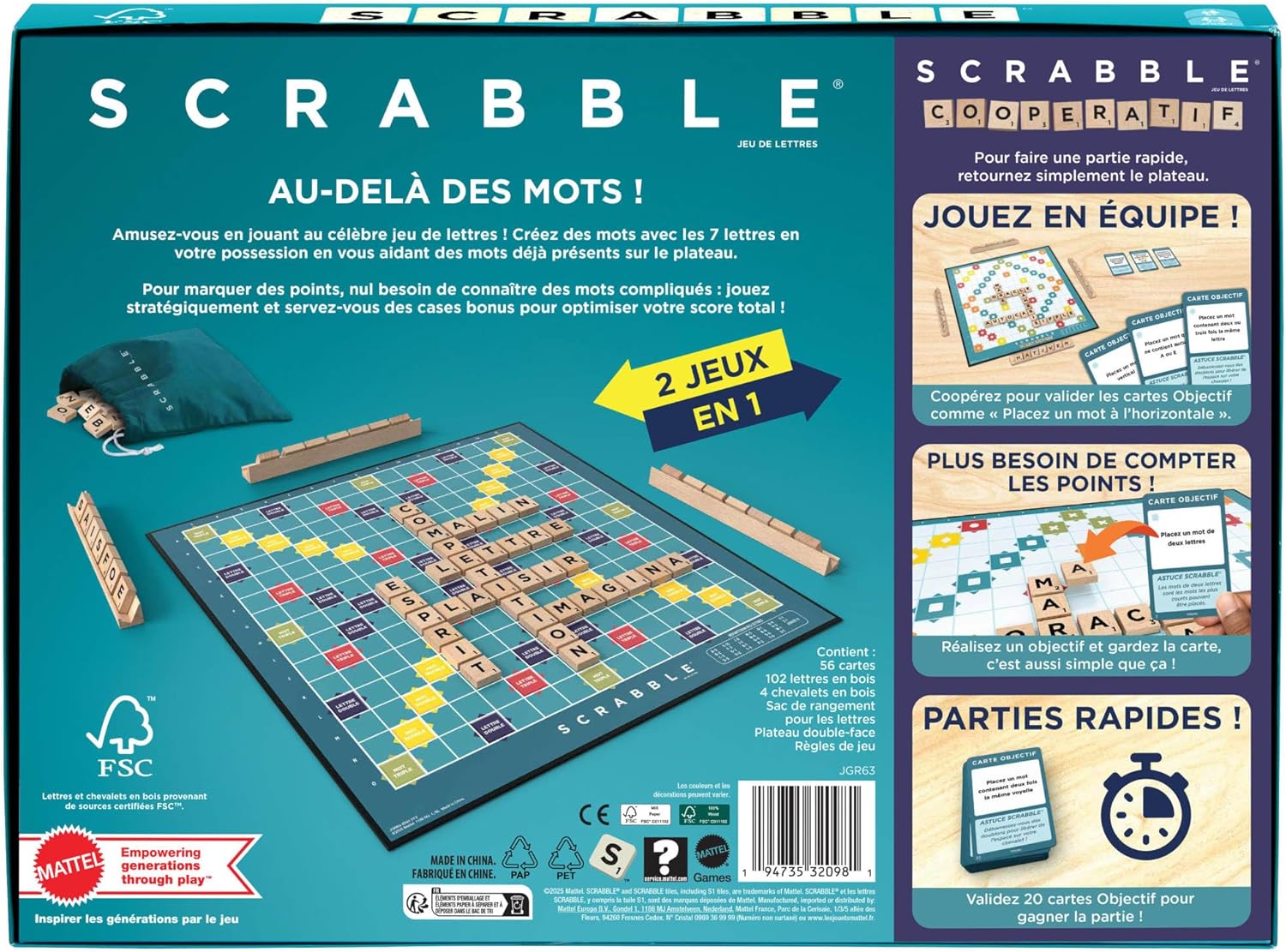 Scrabble en Bois – Image 2