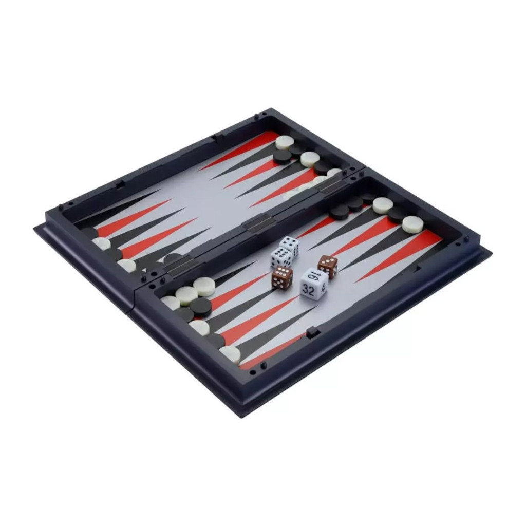 Coffret 3 en 1 - Echecs, Dames, Backgammon Pliable (Cayro) – Image 2