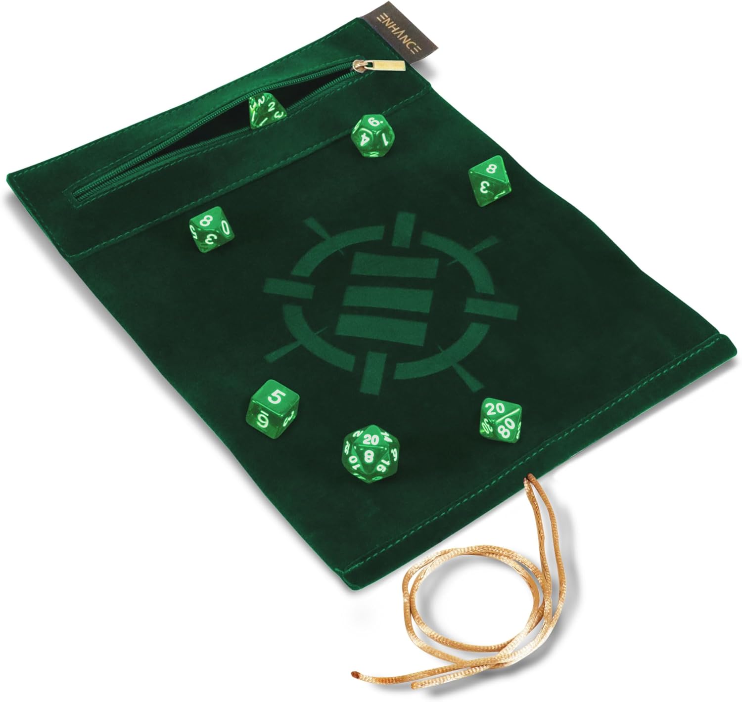 Roll on a Scroll - Dés et Tapis Roulant Vert (vendu sans dés)