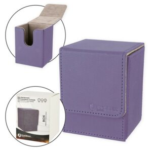 Deck Box Deluxe Magnetic Phoenix Shield - Violette