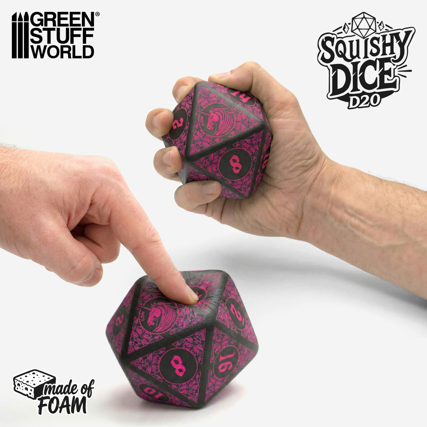 GSW Squishy Dice D20 Gobelin – Image 3