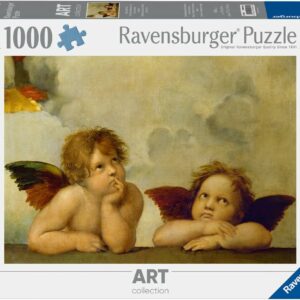 Puzzle Putti , detail from ! The Sistine Madonna, Raphaêl 1000 pièces
