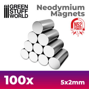 100 x Aimants Neodynium N52 5x2mm