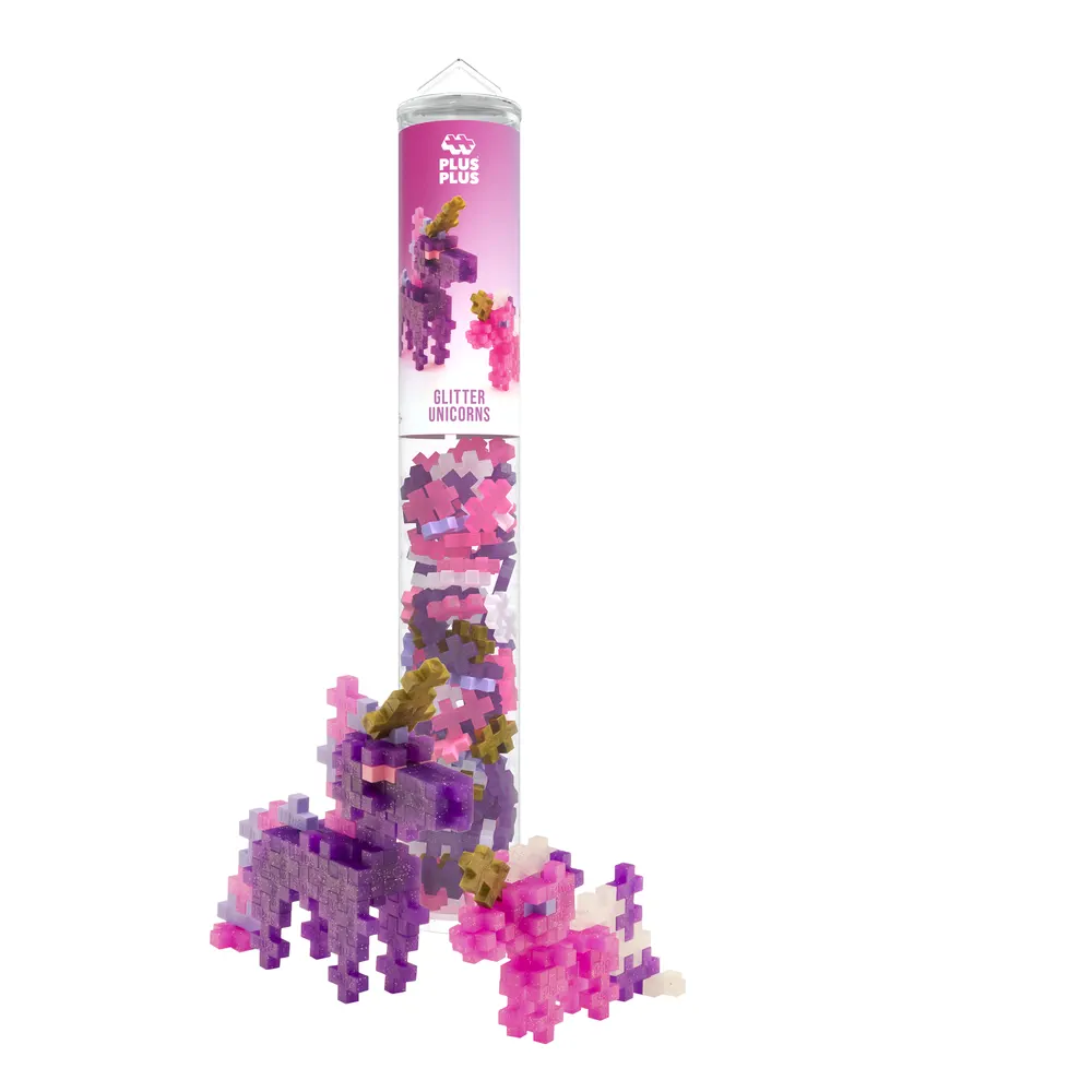 Plus-Plus Glitter Unicorns 100 pièce
