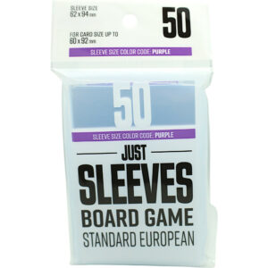 Protège Carte Just Sleeves - Standard European 60 x 92 mm